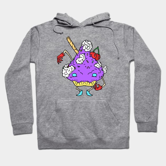 Cupcake friend (ube) Hoodie by Adaser